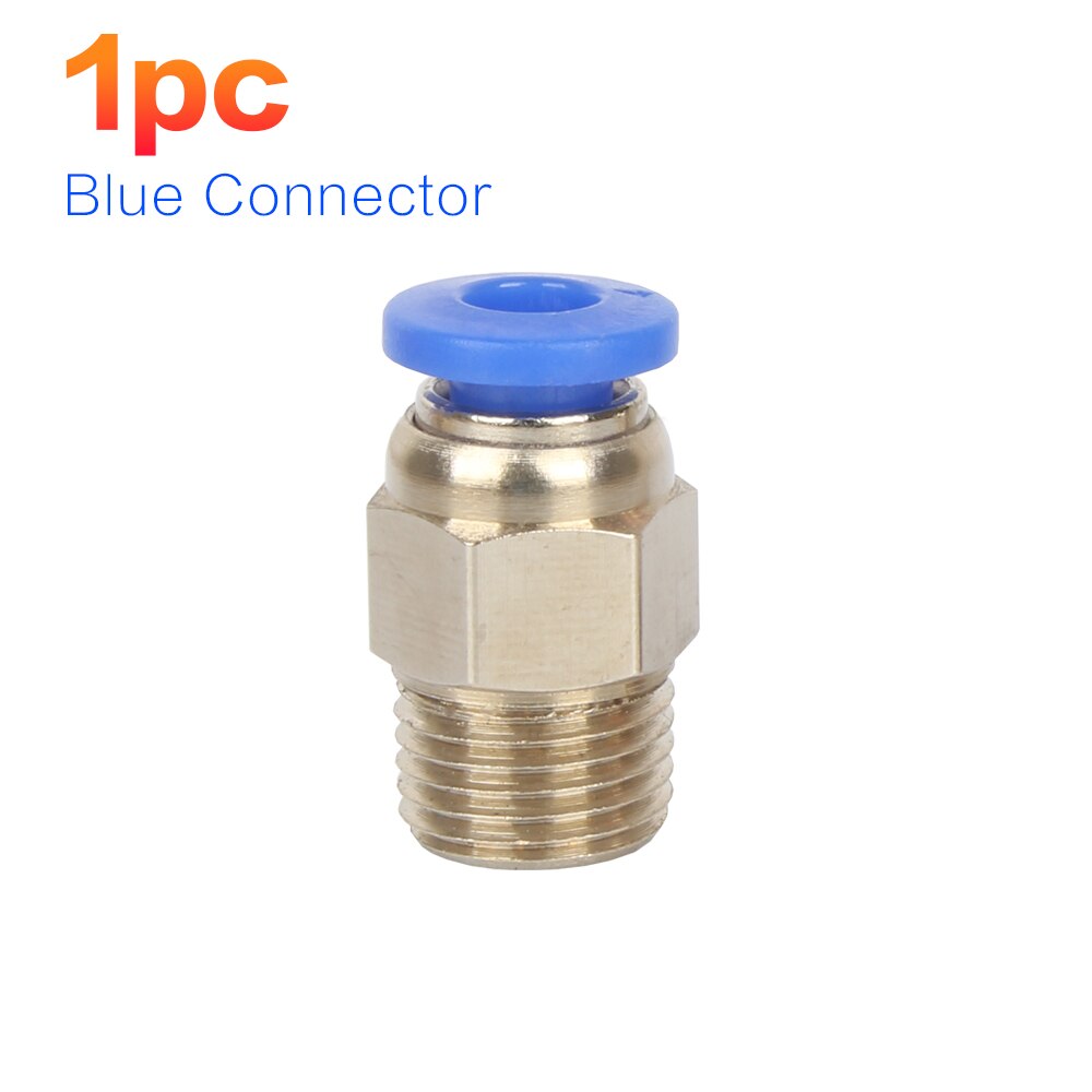 3DSWAY 3D Printer Parts PC4-01 Quick Connector Pneumatic Fittings Connector 4*2 Feeding PTFE for e3dv6 Hotend 1.75mm Filament