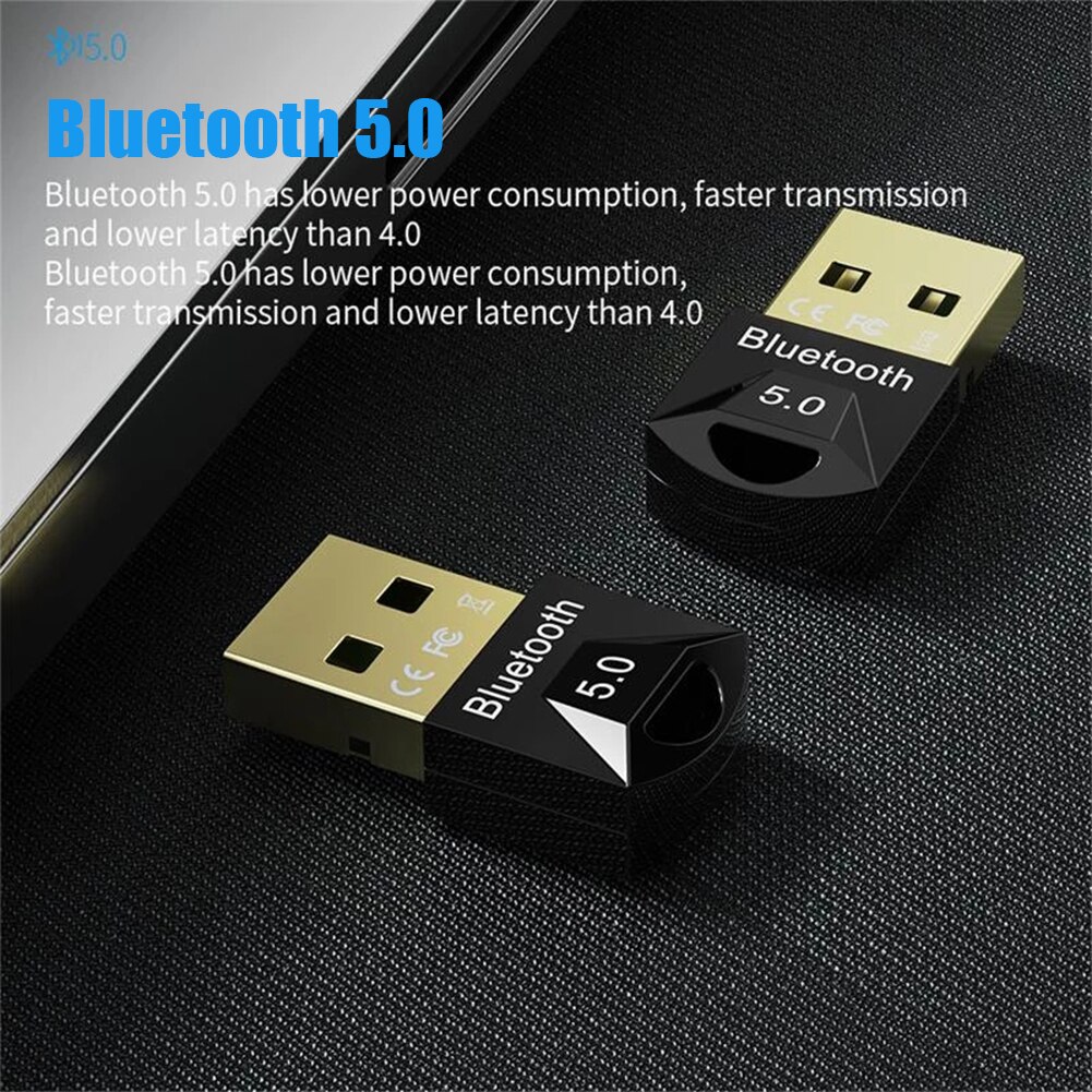 USB Bluetooth-compatible 5.0 Adapter Receiver Realtek Wireless Dongle 4.0 Music Mini Transmitter for Automobile Car Stereo Auto