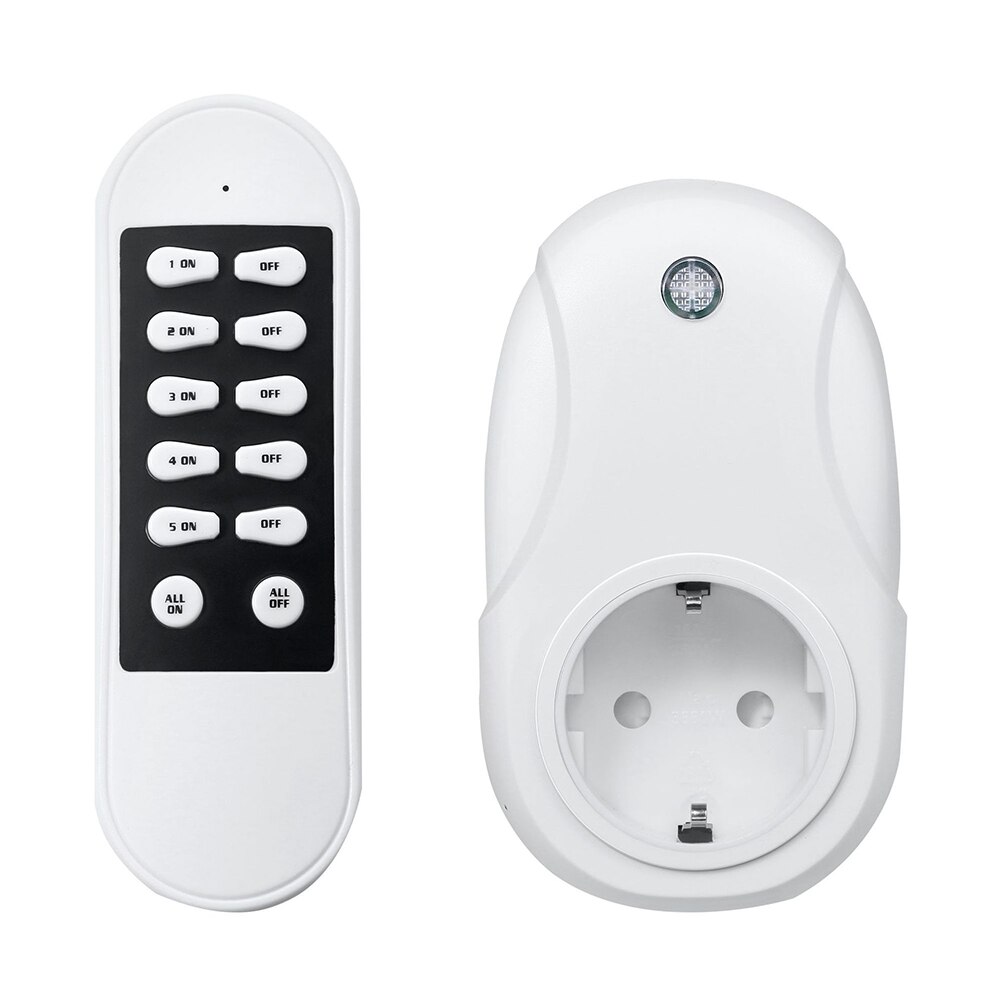 16A Wireless Remote Control Socket Programmable Electrical Outlet Switch