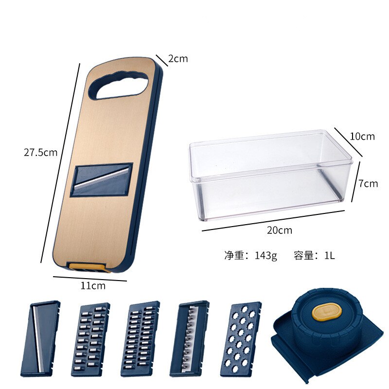 Ustensile de cuisine multifonction en acier inoxydable 304, outils pour couper et broyer les pommes de terre, Gadgets
