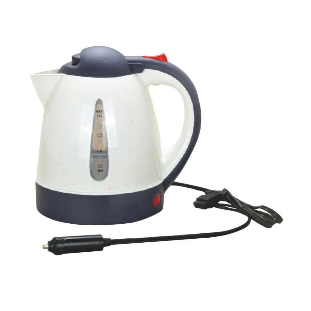 Ergonomisk skållningsskydd 250w bilresor vattenkokare soppa kaffe varmvattenberedare bil 24v te lastbil 1l halkfri bärbar