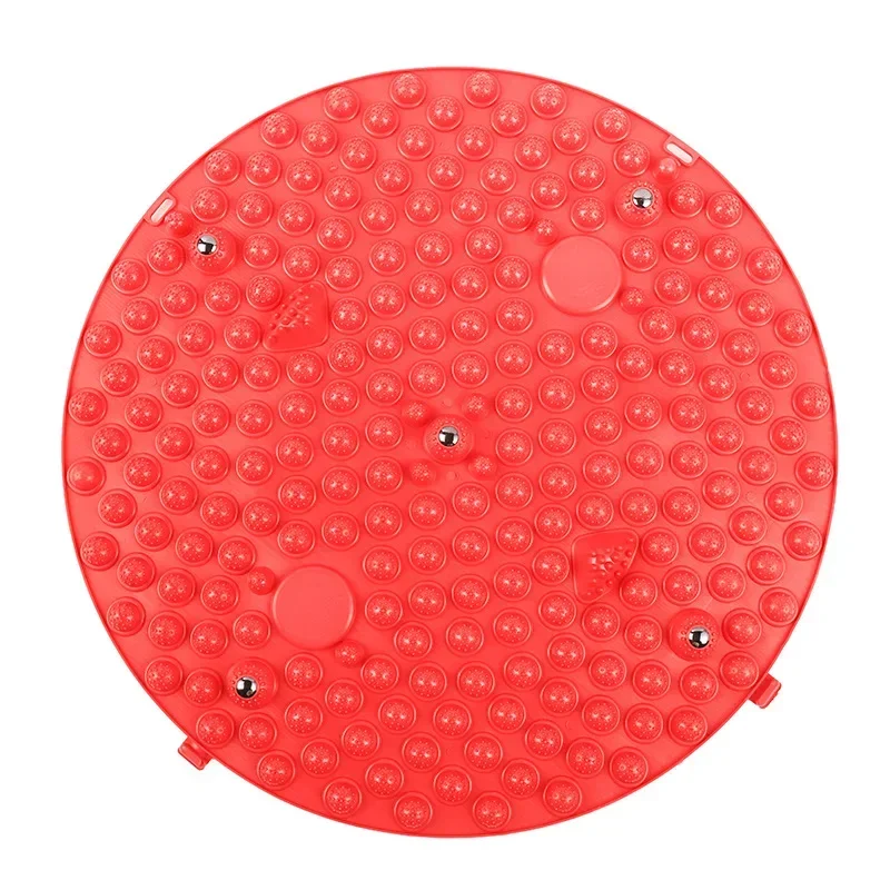 Voetmassage Acupressuurmat Spier Ontspanning Acupunctuur Mat Pilates Fitness Yoga Accessoires Voettraining Ronde Workout Mat: YELLOW
