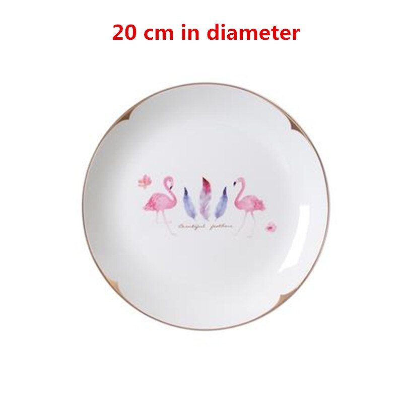 American country ceramic plate pendant, home restaurant, bar and hotel wall decoration crafts, animal pattern artwork: style  7