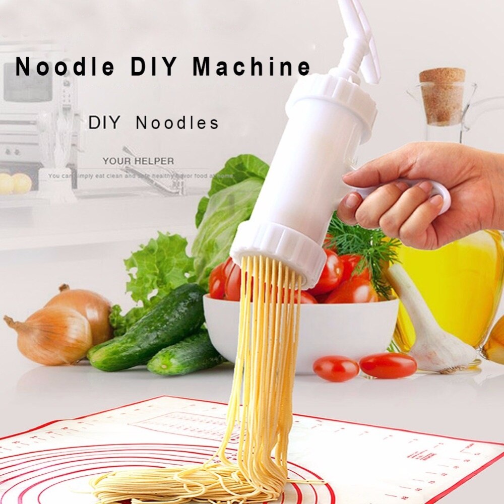 Noodle Maker Machine Kitchen Tool Pasta Maker Machine Spaghetti Pates Machine Noodle Cutter Pressing Noodle DIY Machine
