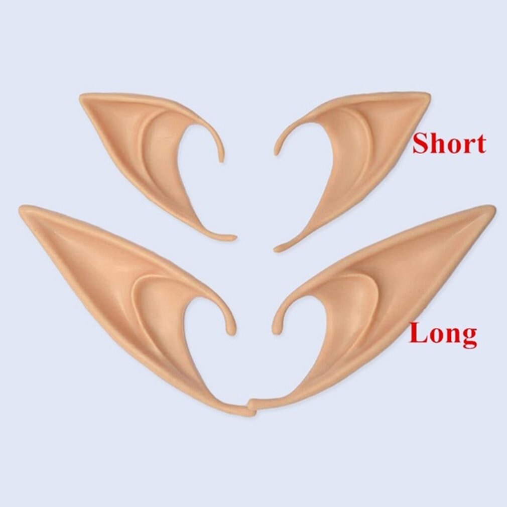 Lightweight Halloween Elf Ears Cosplay Props Party Elf Ears Magic City Pointed Ears