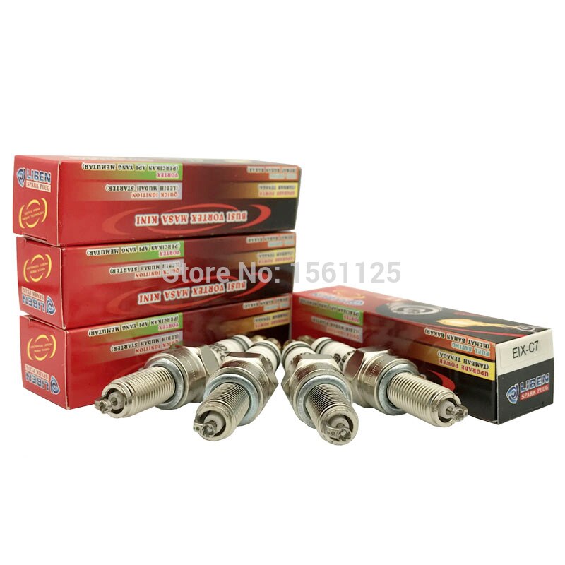 Uds vórtice IRIDIUM patente de bujía EIX-C7 para CR7EK CR7E C7E CR7EIX CR7EGP IU22 U22ESRN 94703-00353 G59C B7RIU