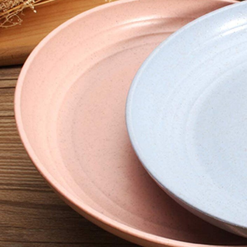 Lightweight Unbreakable Wheat Straw Plates