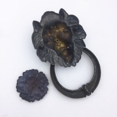 Puerta De León antiguo grande, 20cm x 11,5 cm, lionhead kicker, porter, lions, decoración del hogar, cama