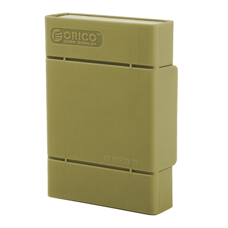 PHP-35 verde do exército hdd gabinete 3.5 polegada sata hdd caso proteger caixa de capa