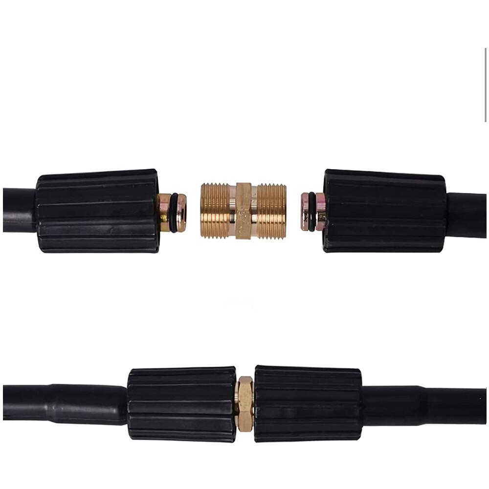 4500 Psi M22/14Mm 15Mm Buitendraad Slang Slang Connector Koppeling Voor Tuin &amp; Hogedrukreiniger pijp Joint