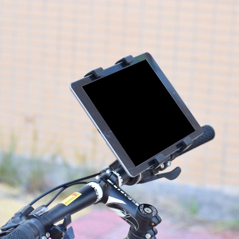 Universele 7-12 Inch Verstelbare Microfoon Muziek Motorcycle Fiets Mount Stand Houder Voor Ipad Galaxy Tab 7-12 Inch Tablet