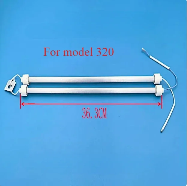 1PCS Heating Tube Lamp Tube for Laminator Plastic Sealing Machine and Transfer Printing Machine 35.3/36.3/37/26.3/27.3CM: WHITE