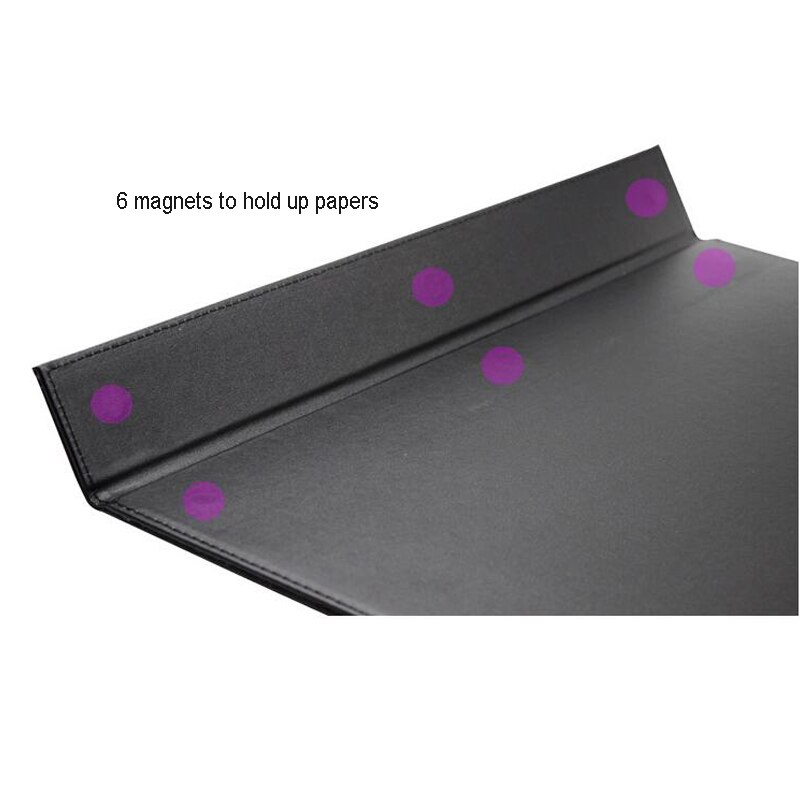 A3 Office School Supplies Notebooks Writing Pads Pen Lock PU Leather Business Financial School Plastic Signature Book High End