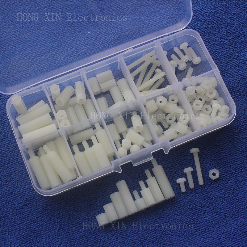 150 Stks M3 M-F/F-F Standoff Spacers PCB Schroefdraad Cross Schroeven Hex noten Bolt Assortiment kit set Fastener Hardware