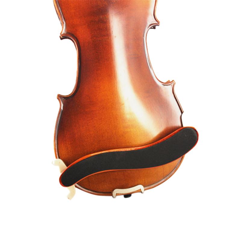 Solid Wood Violin Shoulder Rest Universal Violin Shoulder Rest Plastic Black For 3/4 And 4/4 Violin Acoustic Violin Accessories