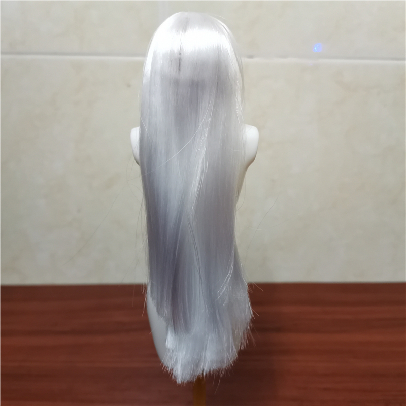 In Lager Sammeln 1/6 Skala Kumik Soldat Weibliche Kopf Haar Perücke Modell Zubehör Modell für 12 &quot;Weibliche Kopf: 12