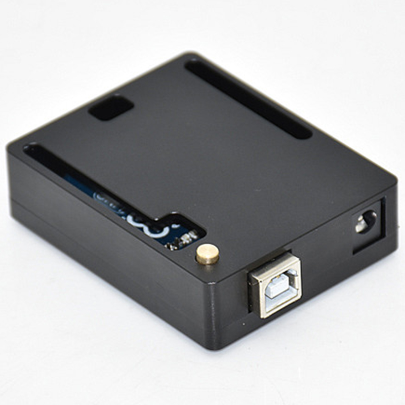 Ultra-Thin CNC Aluminum Case for UNO R3 - Portable Protective Box with GPIO Cable Support