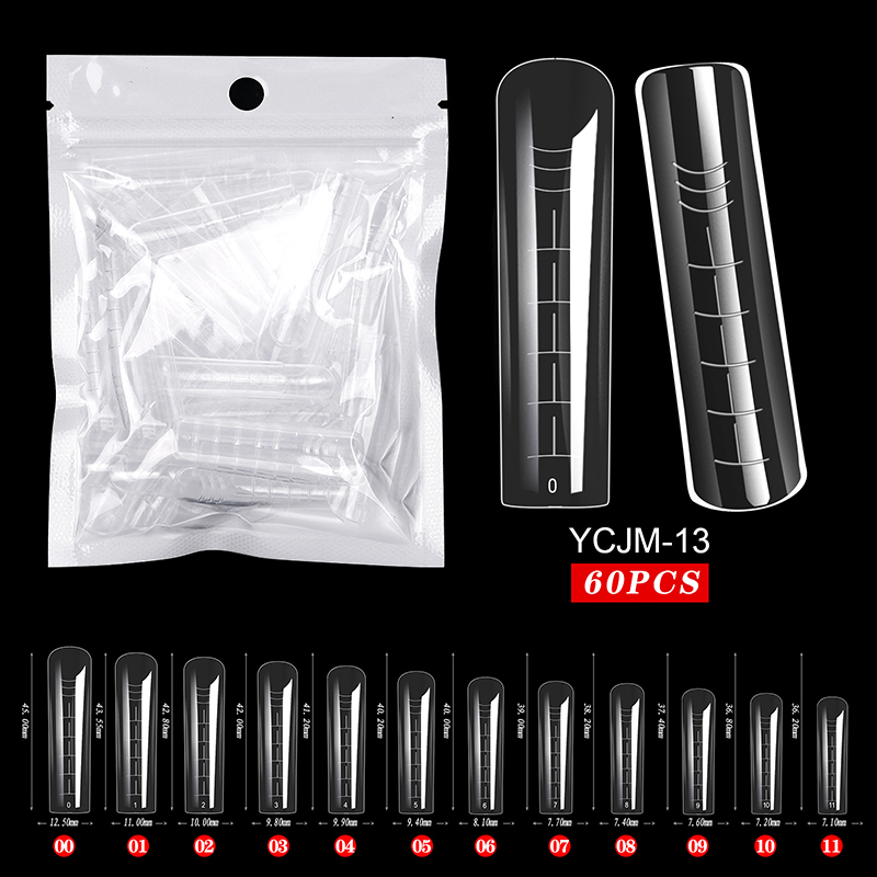 Pinzas para uñas acrílicas, Clips de puntas de extensión de construcción rápida, herramientas de manicura, pinzas para dar forma a las uñas, herramienta de pellizco curvo C, molde de Gel UV