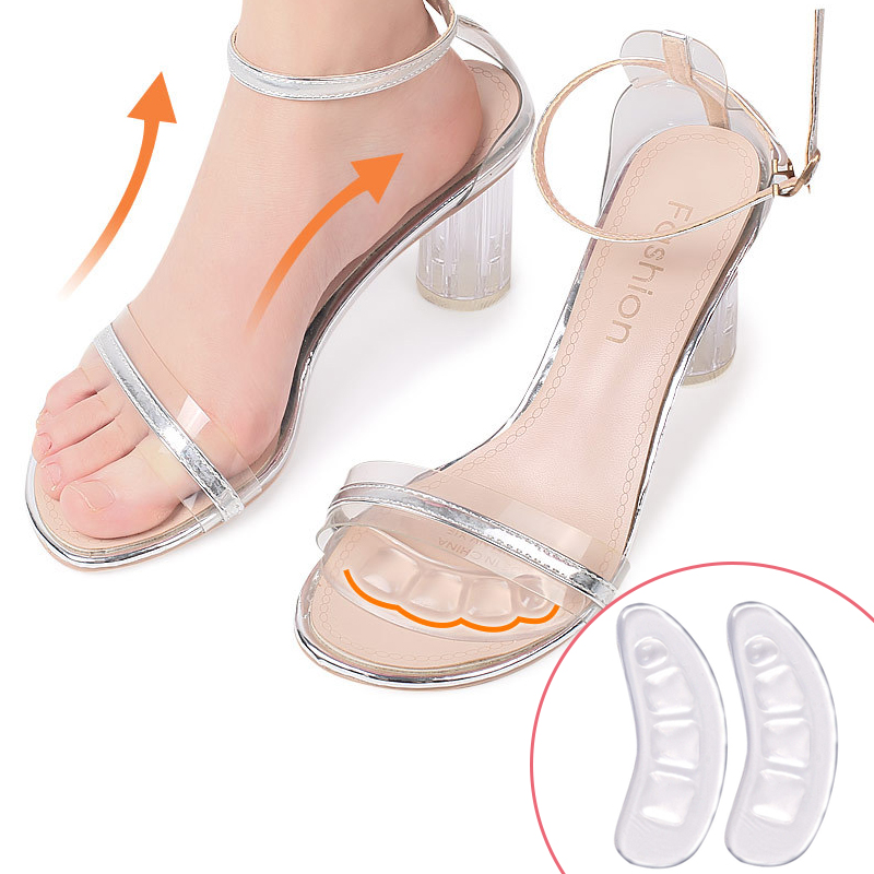 Silicone Gel Inlegzolen Voor Schoenen Anti Slip Kussen Pad Inlegzolen Inserts Hoge Hak Binnenzool Voor Schoen Inserts Pads Relief Pijn: 1Pair G160 T