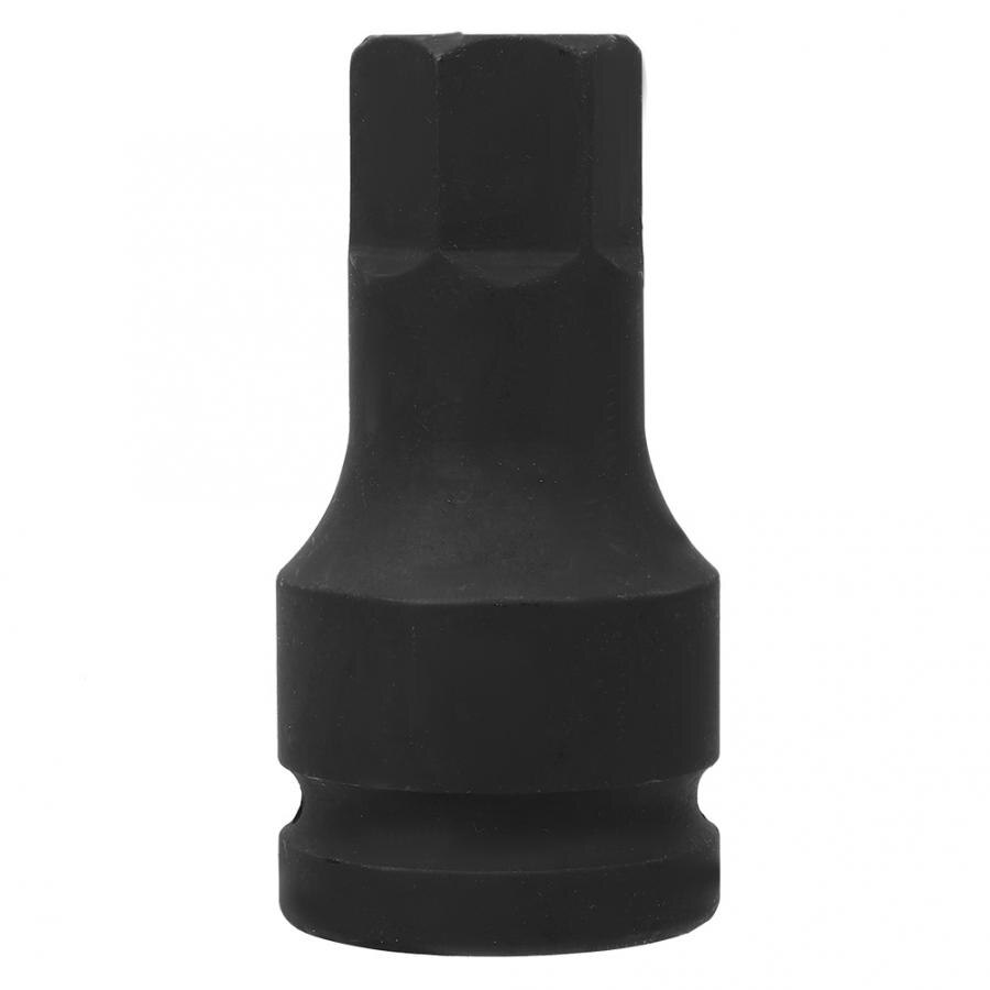 Adaptador de brocas de accionamiento de impacto métrico, 1 Uds. H17/H19/H21/H22/H24/H27/H30, alargador de vástago hexagonal, destornillador cuadrado