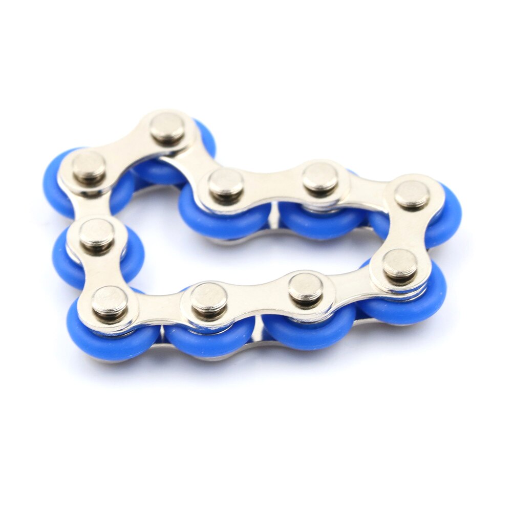 Verkoop Bike Chain Fidget Spinner Armband Voor Autisme en ADHD Fidget Speelgoed Anti-Stress Speelgoed Voor Kinderen/Volwassen /Student: Navy