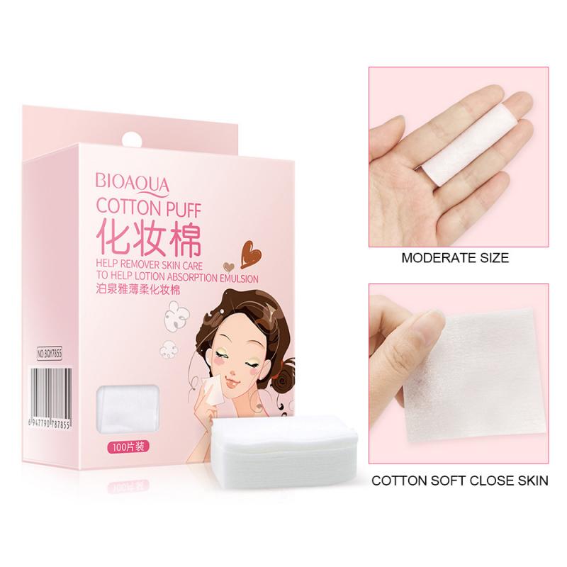 Tampons Démaquillants Coton Bio Coréens TOSSPER - 500 Pièces, Doux Pour Le Visage, Idéal Pour Le Démaquillage Et Soins De La Peau