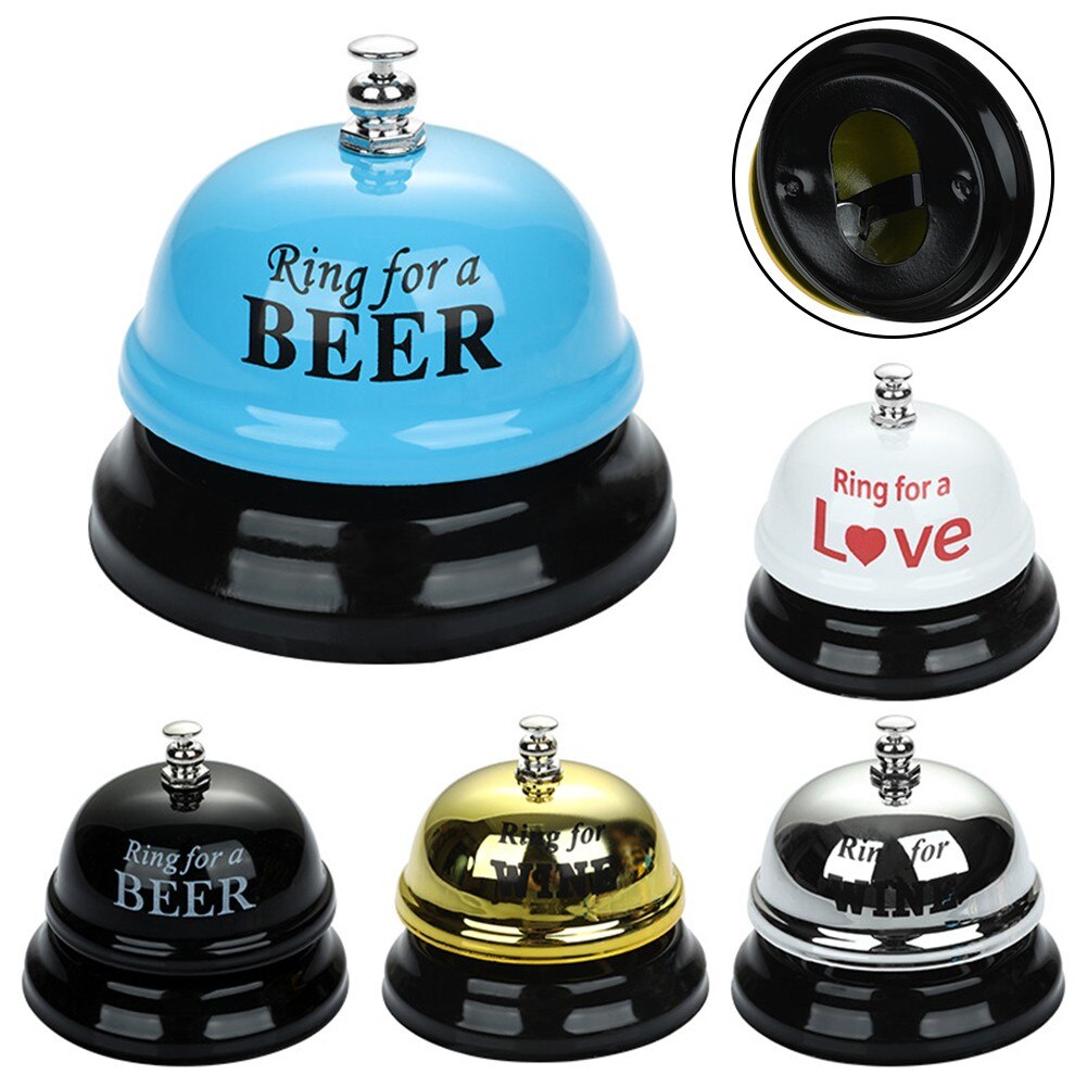 Metal Restaurant Service Call Bell Hotel Counter Desk Bell Ring Reception Restaurant Kitchen Bar Service Call Desk Calling Bell