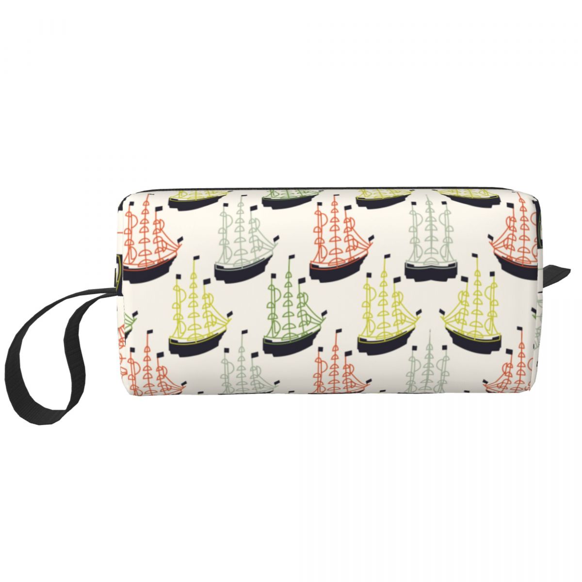 Custom Cute Print Green Dog Show Travel Toiletry Bag Orla Kiely Cosmetic Makeup Organizer Beauty Storage Bags Dopp Kit Case Box: Gold