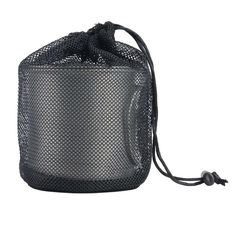 Ultraleicht Tragbare Titan Becher Camping Wasser Becher Außen Tourismus Camping Ausrügestochen mit Faltbare Griff 450ML