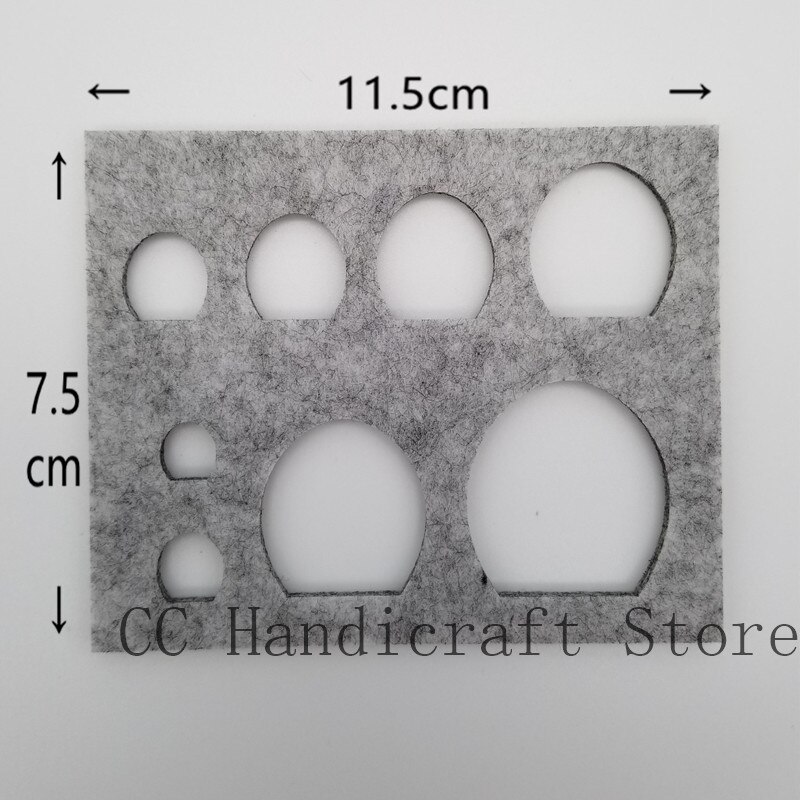 Wool Felt Handmade Animal Felt Template Felt Shapes Felting Cat Nose&ear&eyes DIY Craft Needle Felting Tools Needle Felting Tool: 6