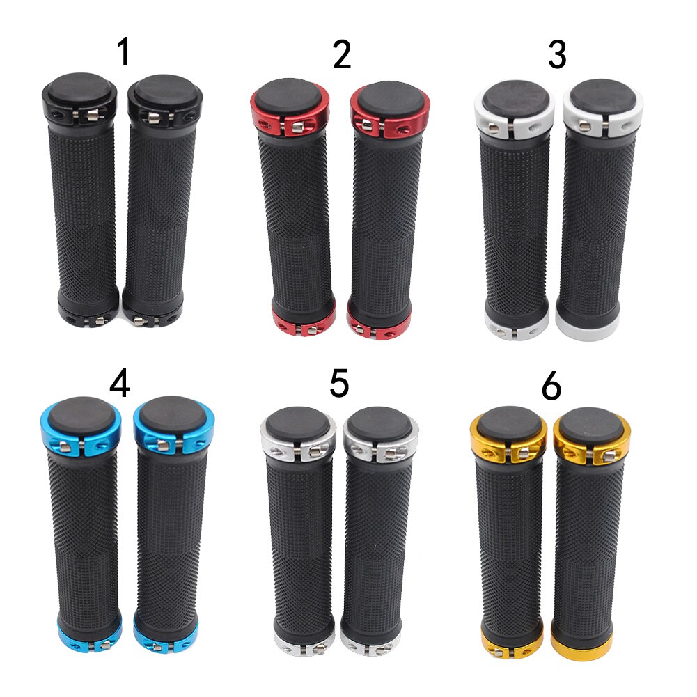 Mountainbike Grips Rubber Slot Op Stuur Lock-On Grips Fixed Gear Fixie Grips End Knock Off