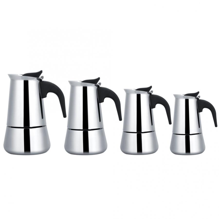 Water Boiler Portable Stainless Steel Coffee Pot Moka Espresso Maker Mocha Pot Bouilloire Electrique Chaleira