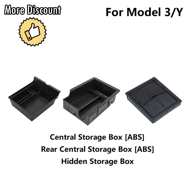 Reposabrazos Central para coche Tesla modelo 3 Y /2022, caja de almacenamiento, organizador, consola Central, accesorios para Tesla modelo 3 2022