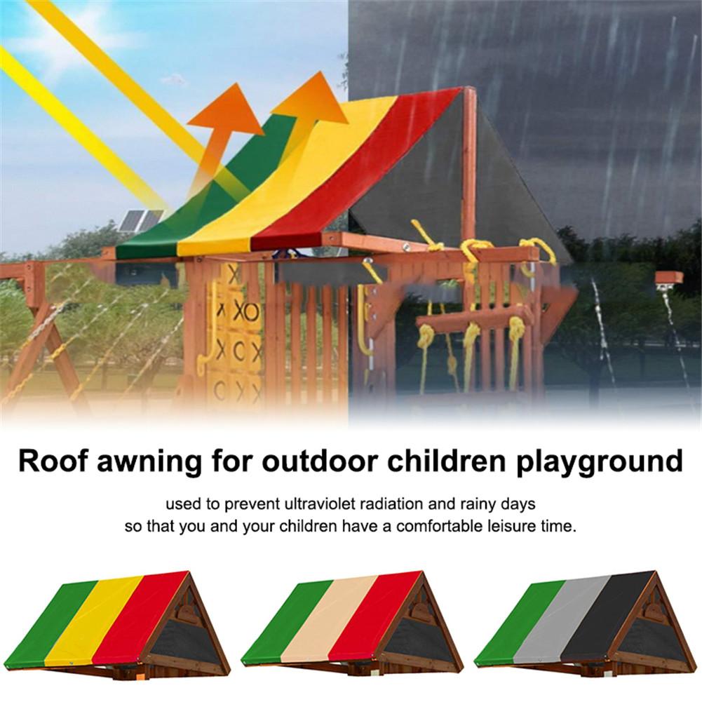 Børne legeplads tag baldakin vandtæt legeplads udskiftning tarp udendørs udskiftning parasol presenning til børn 52 x 89 inkl