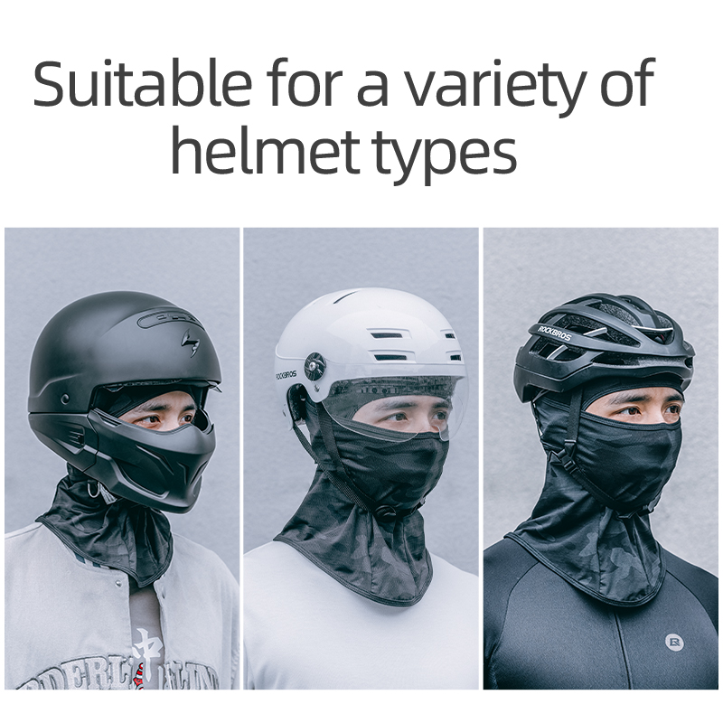 ROCKBROS printemps été cyclisme masque UV Protection solaire masque vélo cagoule chapeau vélo écharpe respirant Sport moto masques