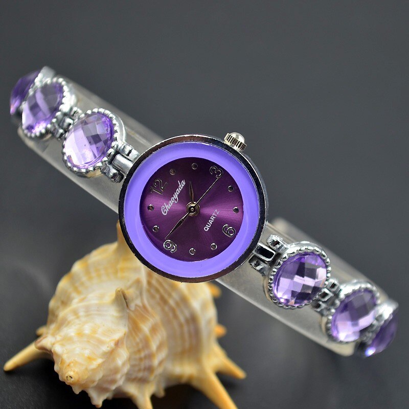 Mode Polshorloge Vrouwen Meisje Prachtige Metalen Legering Band Quartz Armband Horloges 925