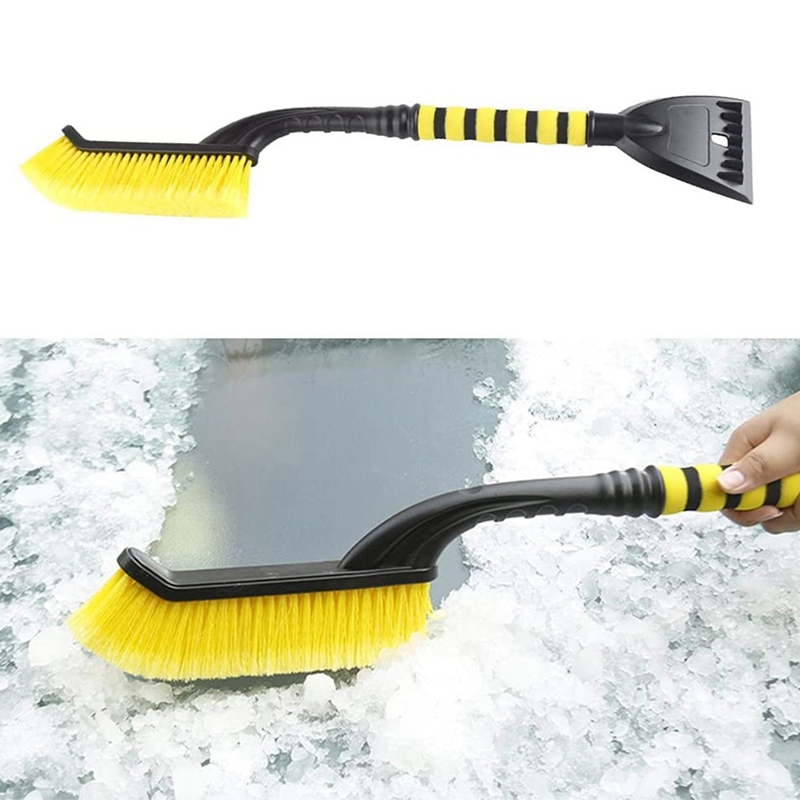 Sneeuw Borstel Met Afneembare Ijskrabber, Sneeuw Removal Tool Wasstraat Borstel Voor Auto 'S, Vrachtwagens, Suv 'S, voorruit