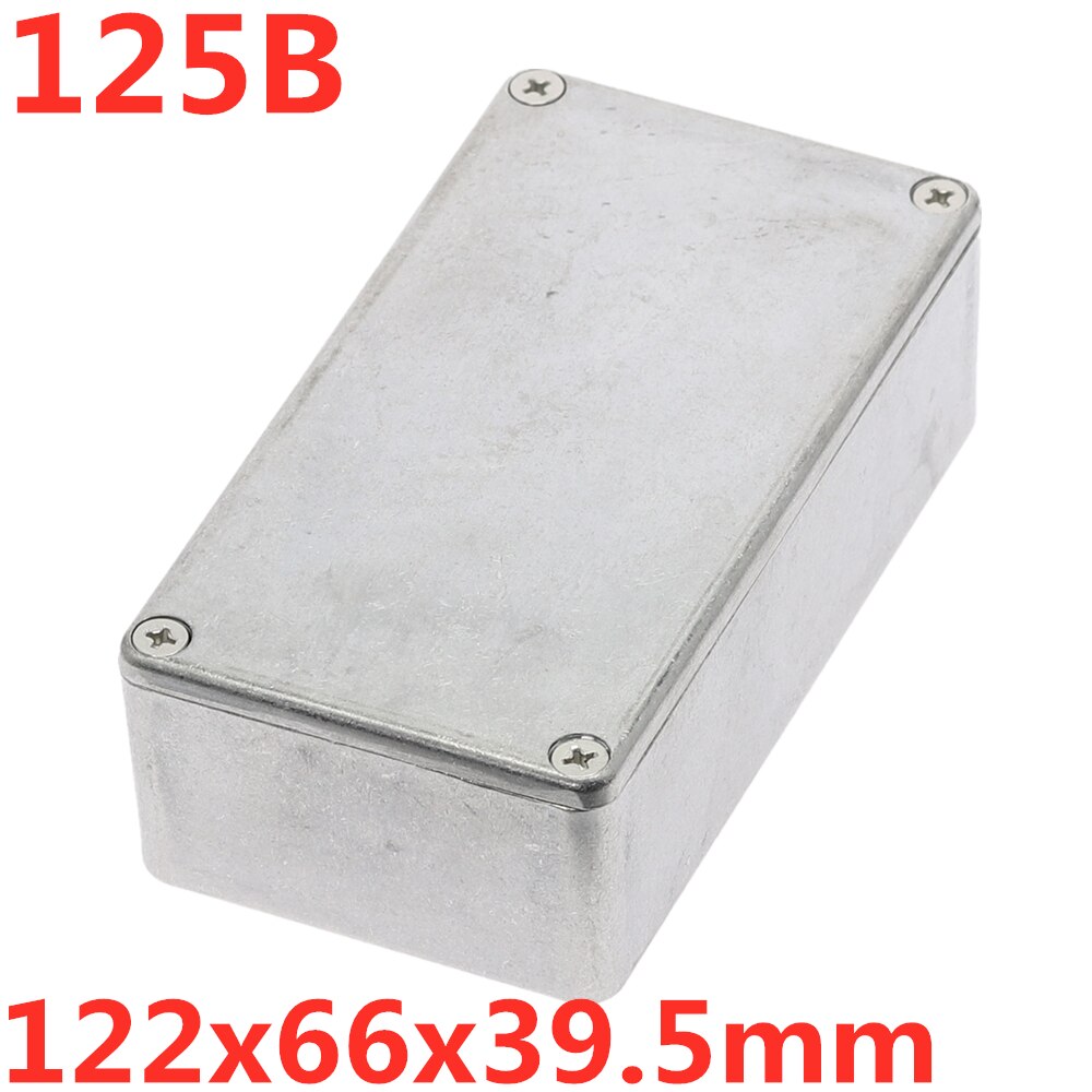 1590 Serie 1590A 1590B 1590BB 1590XX 1590DD Stijl Aluminium Case Stomp Box Effectpedaal Behuizing Gitaar Effecten Pedaal: 125B 122x66x39.5mm