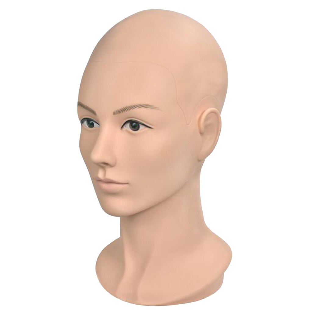 Mujer modelo de cabeza Peluca de pelo pantalla maniquí pantalla Peluca de Hat Stand estilo cabeza para hacer pelucas