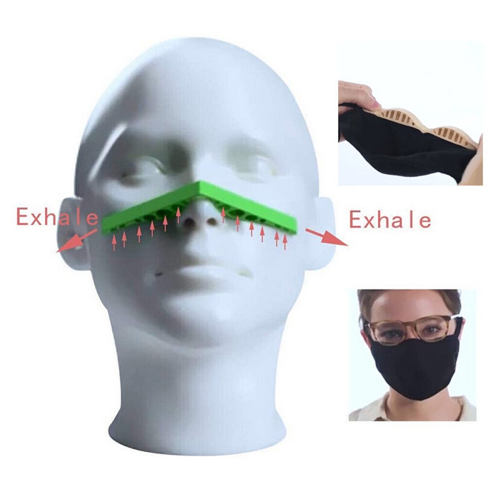 Brille Anti-Nebel-Maske Nase Brücke Erhöht Raum Atmen Reibungslos Für Schutz Gesicht Maske Nase Brücke Mascarillas # M1