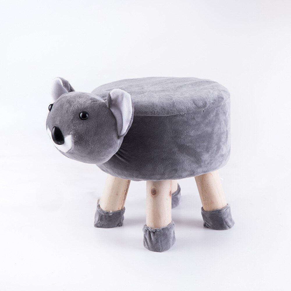 Baby Shining Kids Autostoeltjes Kid Stoel Baby Cartoon Stoel Hoogte 28Cm Creatieve Dier Bank Houten Bank Pluche Comfortabele Baby seat: Koala