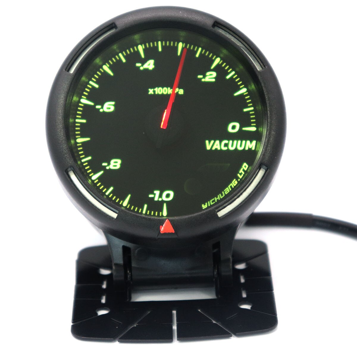 1 PC 64 Color Backlight Vacuum Gauges 12V Practical 0-100KPa Vacuum Gauge Meter Automotive Car Modification Upgrade With Sensor