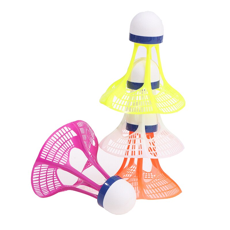 Original airshuttle utomhus badminton airshuttle plastboll nylon fjäderboll boll stabil motstånd 3 st / förpackning