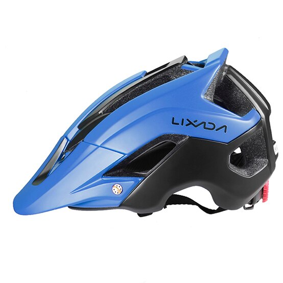 Lixada Men's Ultra-lightweight Mountain Bike Cycling Bicycle Helmet Sports Safety Protective Helmet 13 Vents MTB Bicycle Helmets: black blue