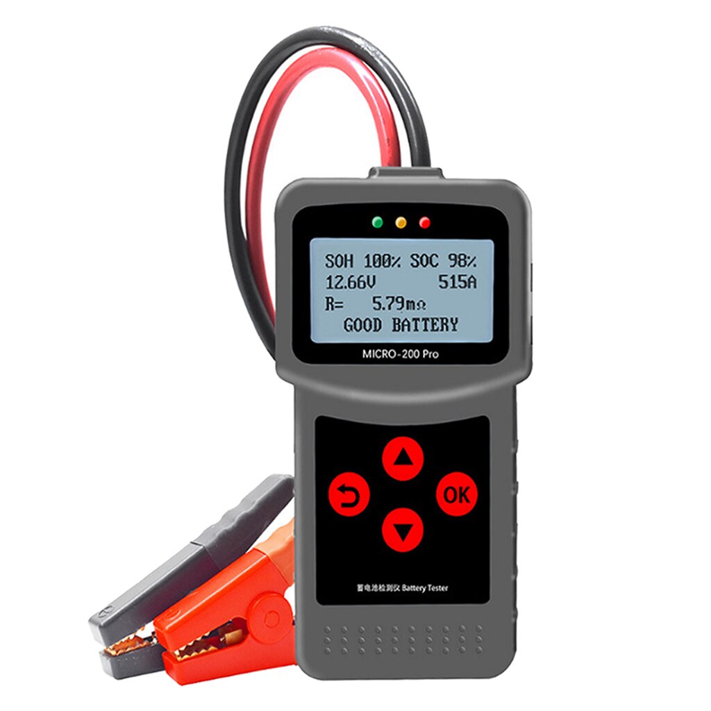 12v automaattinen auton akun testauslaite 12v 40-2000 cca 220ah akun kuormitustesteri autojen digitaalinen akkuanalysaattorin diagnostiikkatyökalu