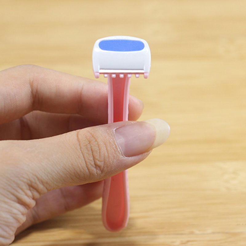 3 stuks/set draagbare handmatige epilator voor lichaamsontharing, antisliphars, lange handgreep, oksel, bikinilijn, scheerapparaat, scheerapparaat, trimmer
