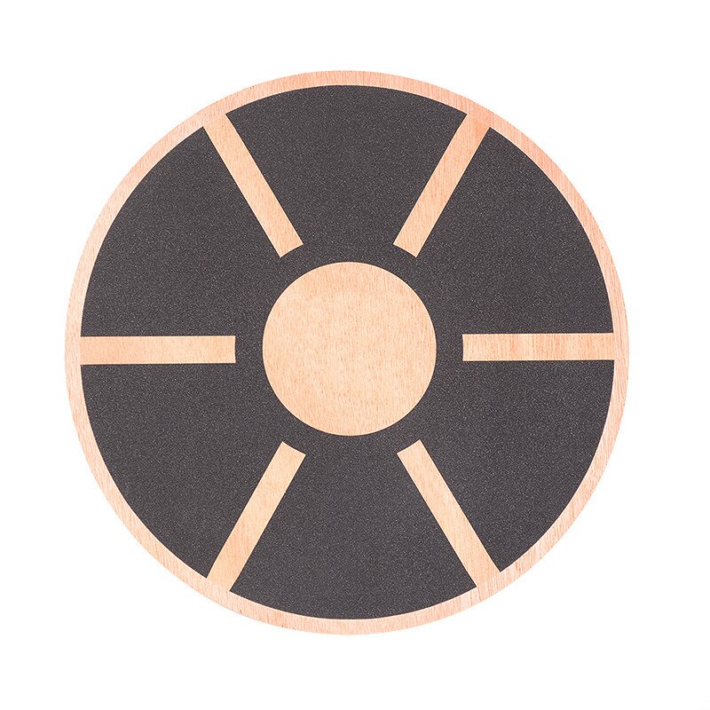 Yoga Fitness Wooden Non-slip Balance Board Rehabilitation Training Difficult Balance Training Round Balance Board XJ