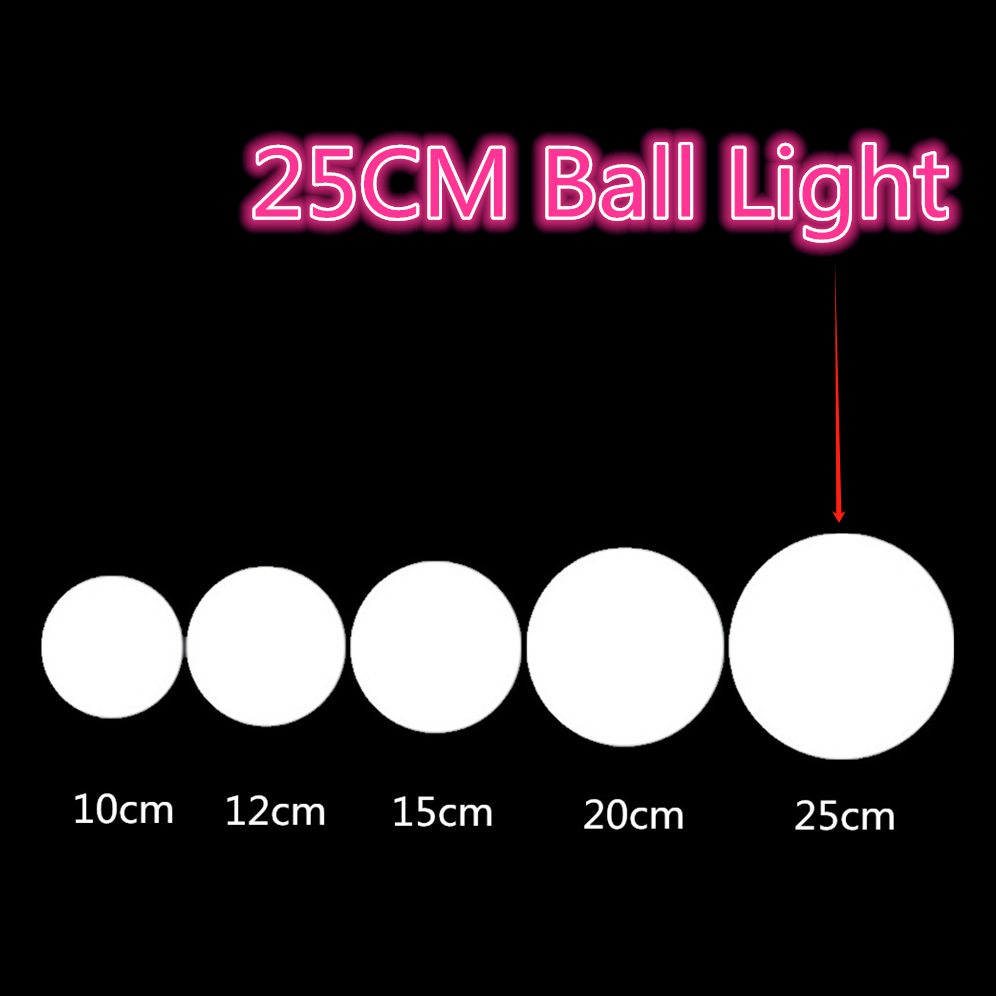Boule lumineuse LED Rechargeable pour enfants et adultes, veilleuse Globe d'extérieur avec télécommande, idéale pour la décoration de jardin de cour: Marron