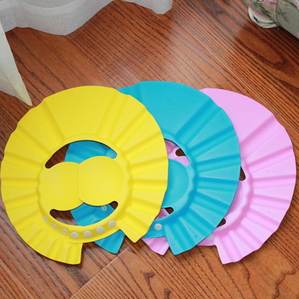 Baby Shower Cap Hair-Cutting Cap Ears Protecting Adjustable Hat shampoo cap