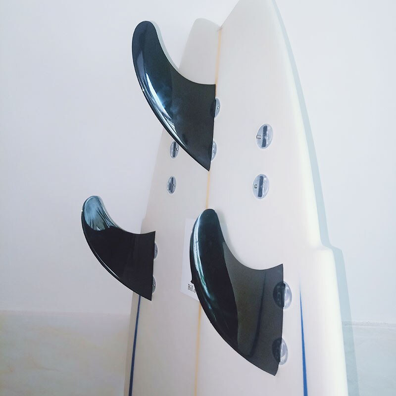 BiLong FCS zachte fin plastic surfplank fin zachte staart roer drie sets van paddle plaat fin afmetingen G5 wakeboard surf board fin